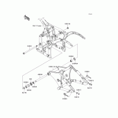 Схема вузла: Задній важіль (Маятник) для Kawasaki VN900 Vulcan 900 Custom