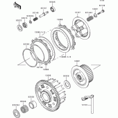 Схема вузла: Зчеплення для Kawasaki ZX600 Ninja ZX-6R