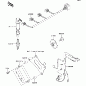 Схема узла: Ignition system для Kawasaki ZX600 Ninja ZX-6R