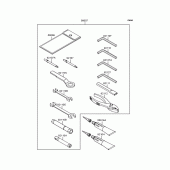 Схема вузла: Інструмент для Kawasaki EX250 ZZR250