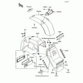 Схема вузла: Крило для Kawasaki ZG1200 Voyager XII
