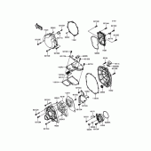 Схема вузла: Engine Cover(s) для Kawasaki ZX1400 Ninja ZX-14R ABS 30TH