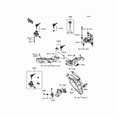 Схема вузла: Замок запалювання для Kawasaki EX400 Ninja 400R ABS