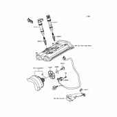 Схема вузла: Ignition System для Kawasaki KLE650 Versys 650