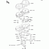 Схема вузла: Meter(s) для Kawasaki EJ650 W650