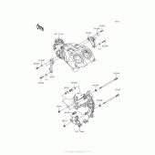 Схема вузла: Кріплення двигуна для Kawasaki ZX1400 Ninja ZX-14R ABS