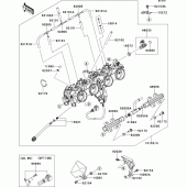 Схема узла: Throttle для Kawasaki ZR800 Z800 ABS