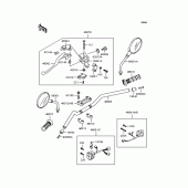 Схема вузла: Кермо для Kawasaki ZR250 Balius-II