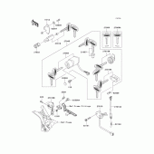 Схема вузла: Ignition switch(vn1500-n1h) для Kawasaki VN1500 VN1500 Classic FI