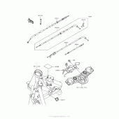 Схема узла: Тросики для Kawasaki ER650 Z650