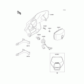 Схема вузла: Headlight(s) для Kawasaki KLX300R