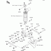 Схема вузла: Suspension для Kawasaki ZX1000 Ninja ZX-10R