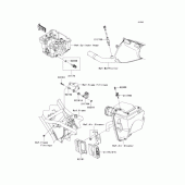 Схема вузла: Fuel injection для Kawasaki KLX250 KLX250