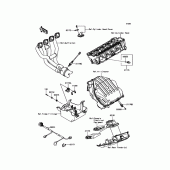 Схема вузла: Fuel Injection для Kawasaki ZR1000 Z1000 ABS