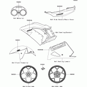 Схема вузла: Decals(black)(fdfa) до Kawasaki ZX1400 ZZR1400 ABS