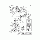 Схема узла: Нижний обтекатель для Kawasaki ZX636 Ninja ZX-6R