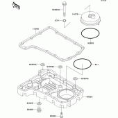 Схема вузла: Масляний піддон для Kawasaki ZR750 Zephyr