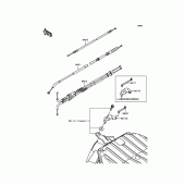 Схема узла: Тросики для Kawasaki ZX636 Ninja ZX-6R 30th Anniversary Edition