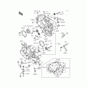 Схема вузла: Картер двигуна для Kawasaki KL650 KLR650