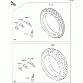 Схема узла: Шины для Kawasaki ZX1200 Ninja ZX-12R