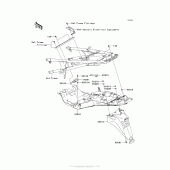 Схема вузла: Rear Fender(S) для Kawasaki ZG1400 Concours 14