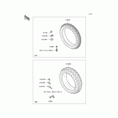 Схема вузла: Шини для Kawasaki VN900 Vulcan 900 Custom