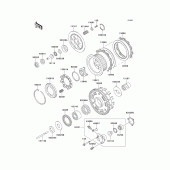 Схема вузла: Зчеплення для Kawasaki ZX1100 GPZ1100
