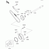 Схема вузла: Масляний насос для Kawasaki VN900 Vulcan 900 Custom