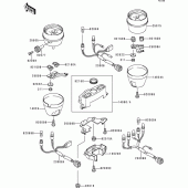 Схема вузла: Meter(s) для Kawasaki ZR550 Zephyr