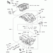 Схема узла: Картер двигателя для Kawasaki EX250 Ninja 250R