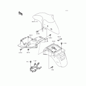 Схема вузла: Крило для Kawasaki ZX600 Ninja ZX-6