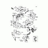 Схема вузла: Cowling(Upper) для Kawasaki ZX1400 ZBSR1400 ABS
