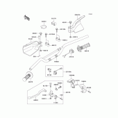 Схема узла: Руль & Пульт управления рулевой для Kawasaki KLX300R