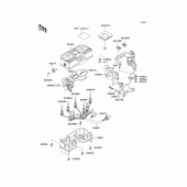 Схема узла: Meter(s) для Kawasaki KL250 KLR250