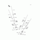 Схема вузла: Push rod для Kawasaki VN2000 Vulcan 2000 Classic LT