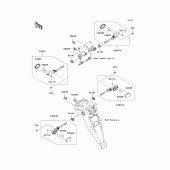 Схема вузла: Поворотники для Kawasaki KLX250 KLX250