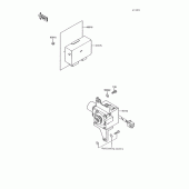 Схема вузла: Cruise control для Kawasaki ZG1200 Voyager XII