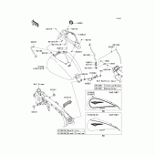 Схема вузла: Паливний бак(1/2) для Kawasaki VN1700 VN1700 Classic Tourer ABS