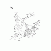Схема вузла: Кріплення для Kawasaki EJ800 W800