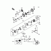 Схема узла: Starter Motor для Kawasaki ZX1000 Ninja ZX-10R ABS