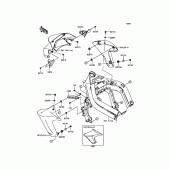 Схема узла: Shroud для Kawasaki ER650 ER-6N