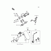 Схема вузла: Meter(s) для Kawasaki BR250 Z250SL ABS