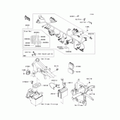 Схема вузла: Електроустаткування для Kawasaki VN900 Vulcan 900 Custom