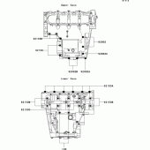 Схема узла: Болты картера двигателя для Kawasaki ZX636 Ninja ZX-6R