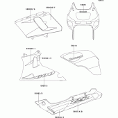 Схема вузла: Decals(ebony/gray)(zx600-e6) для Kawasaki ZX600 ZZ-R600
