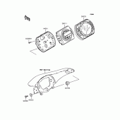 Схема вузла: Meter (s) для Kawasaki ZX636 Ninja ZX-6R