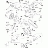 Схема вузла: Масляний насос для Kawasaki VN800 Vulcan 800 Classic