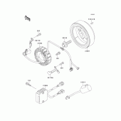 Схема вузла: Генератор для Kawasaki KLX250 KLX250SR