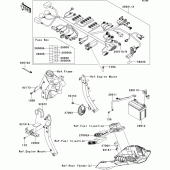 Схема вузла: Електроустаткування для Kawasaki ZR1000 Z1000
