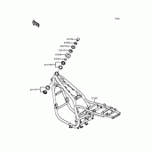 Схема вузла: Рама для Kawasaki ZR750 Zephyr